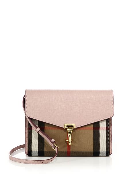 pink check burberry bag|burberry check crossbody bag.